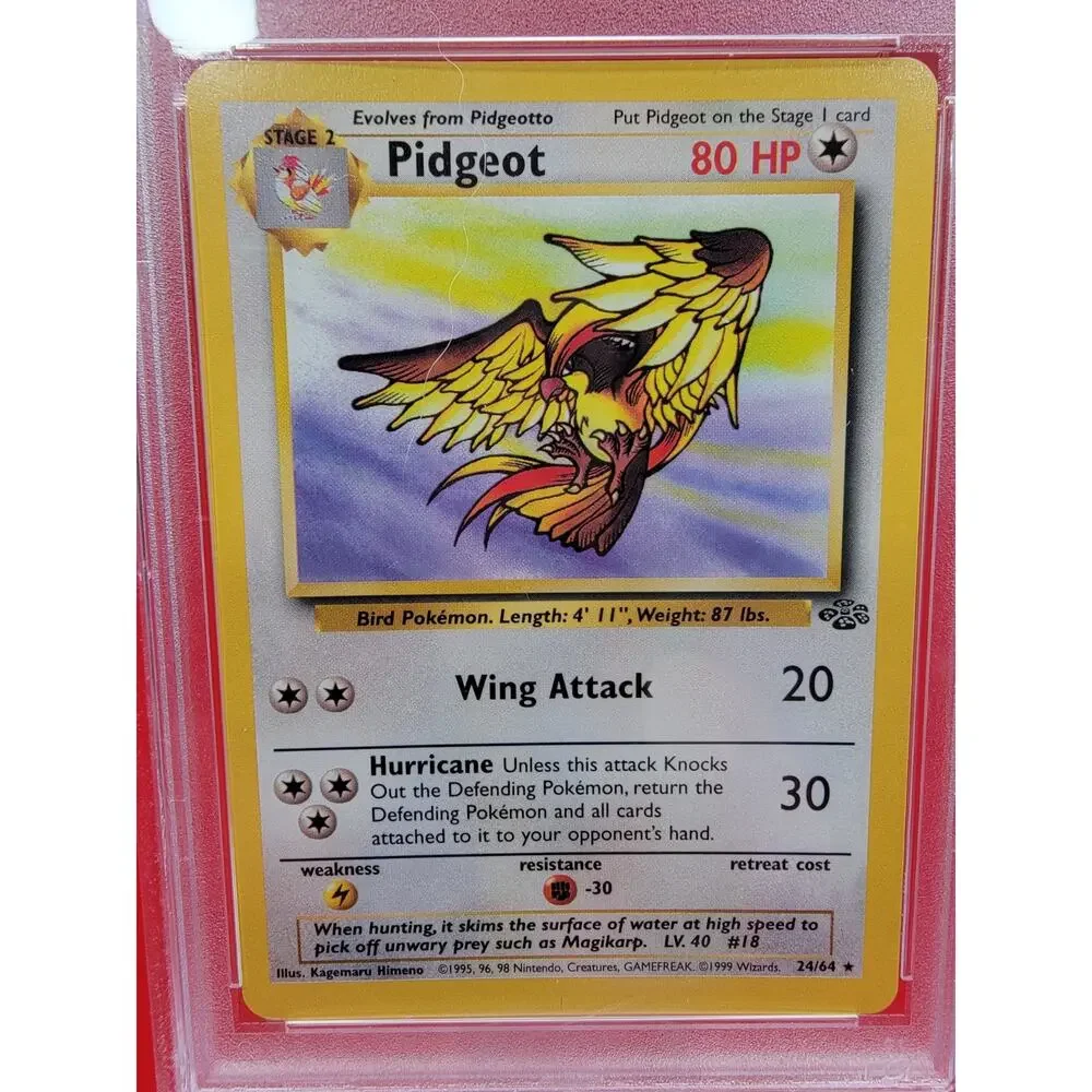 Pokémon Pidgeot 24/64 PSA 5 EX Jungle Rare